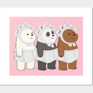 Baby Ice Bear Panda Grizzly Posters and Art